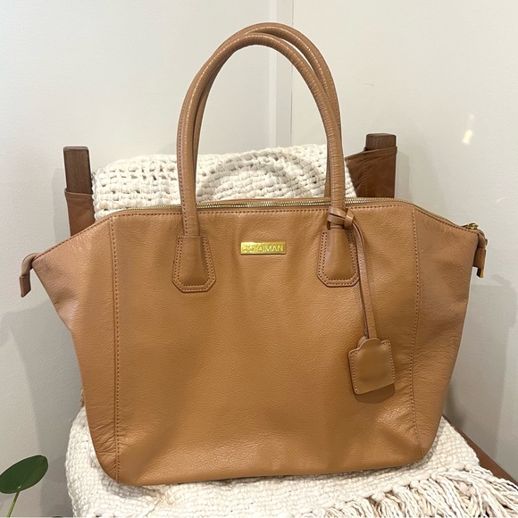 Joy and Iman Best Friend LeatherTote Satchel - Picture 2 of 11